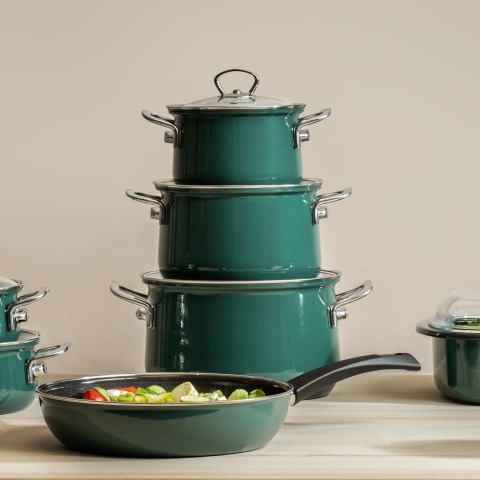 Sauce pot with glass lid Ø 24cm