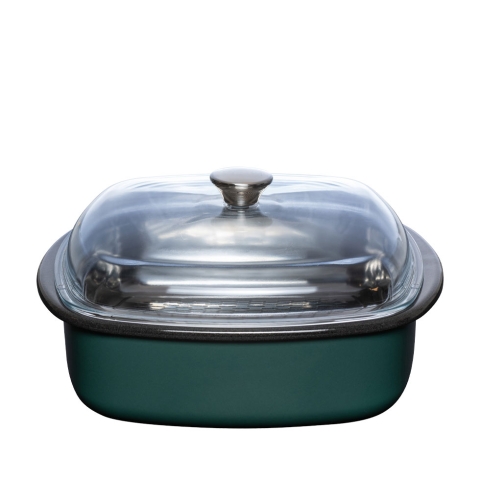Dampfgarer mit Glasdeckel und Gareinsatz 3-tlg.