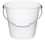Enamel bucket with lid 10L